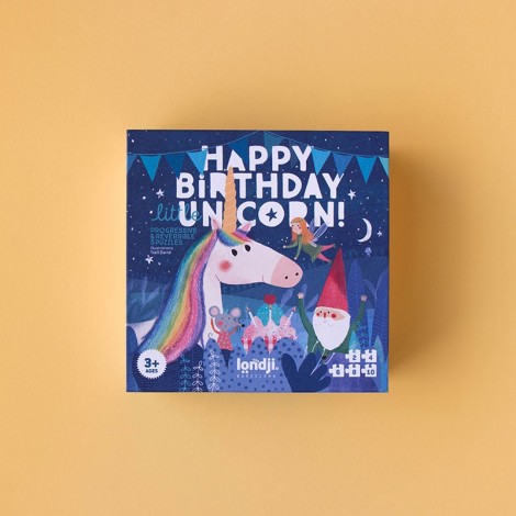 PUZZLE `HAPPY BIRTHDAY UNICORN´